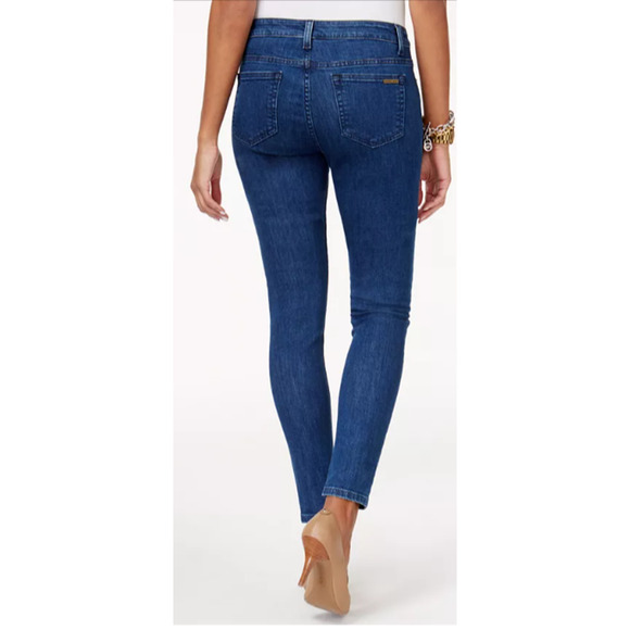 Michael Kors Women's Selma Skinny Jeans Medium Wash Size 12 - Picture 2 of 8